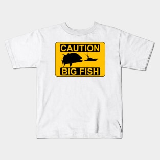 Caution big fish Kids T-Shirt